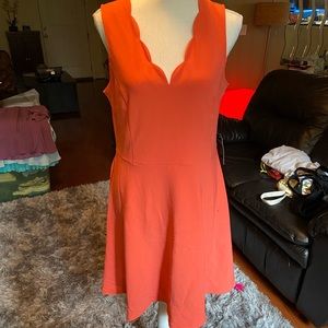 NWT Simple Orange Dress